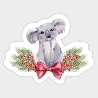 Christmas Koala - An Australian Christmas Sticker